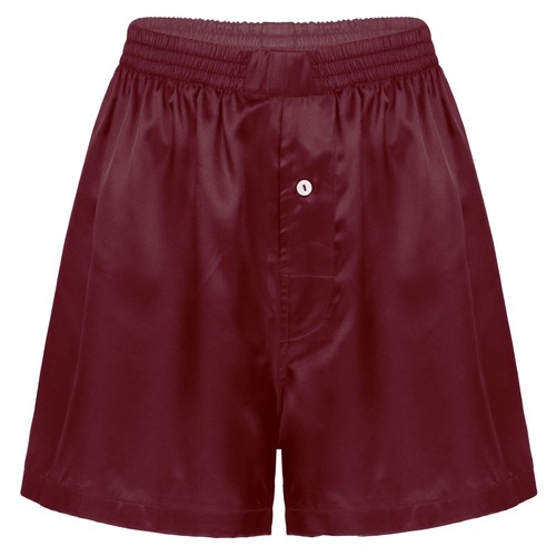 Men Shorts Silk Satin Boxer Pajamas Shorts Sleepwear Underwear Sleep Shorts - Picture 19 of 94