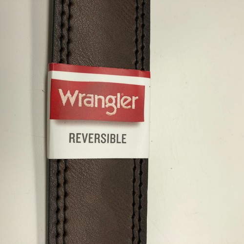 Neu Wrangler Wendegürtel braun schwarz Herren Gr. 32 Kunstleder 1 1/2" Neu mit Etikett - Bild 5 von 10