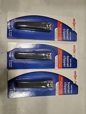 SET OF 3 Toe Nail Clippers Non-Slip Grip Provides Maximum Control