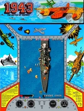 TIN SIGN "1943" Video Games Signs  Rustic Wall Decor Mancave Vintage Pub Gaming