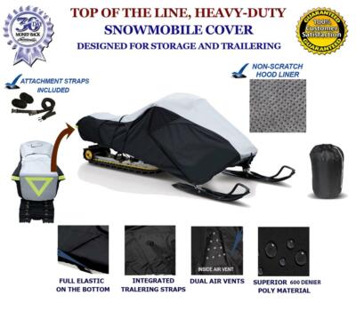 600D Snowmobile Cover for Model: Arctic Cat F7 Firecat 700 Sno Pro EFI 2003-2006