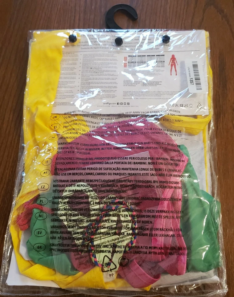 Smiffy's Women's Let's Get Physical Girl Costume Size Small - Image 2 of 3