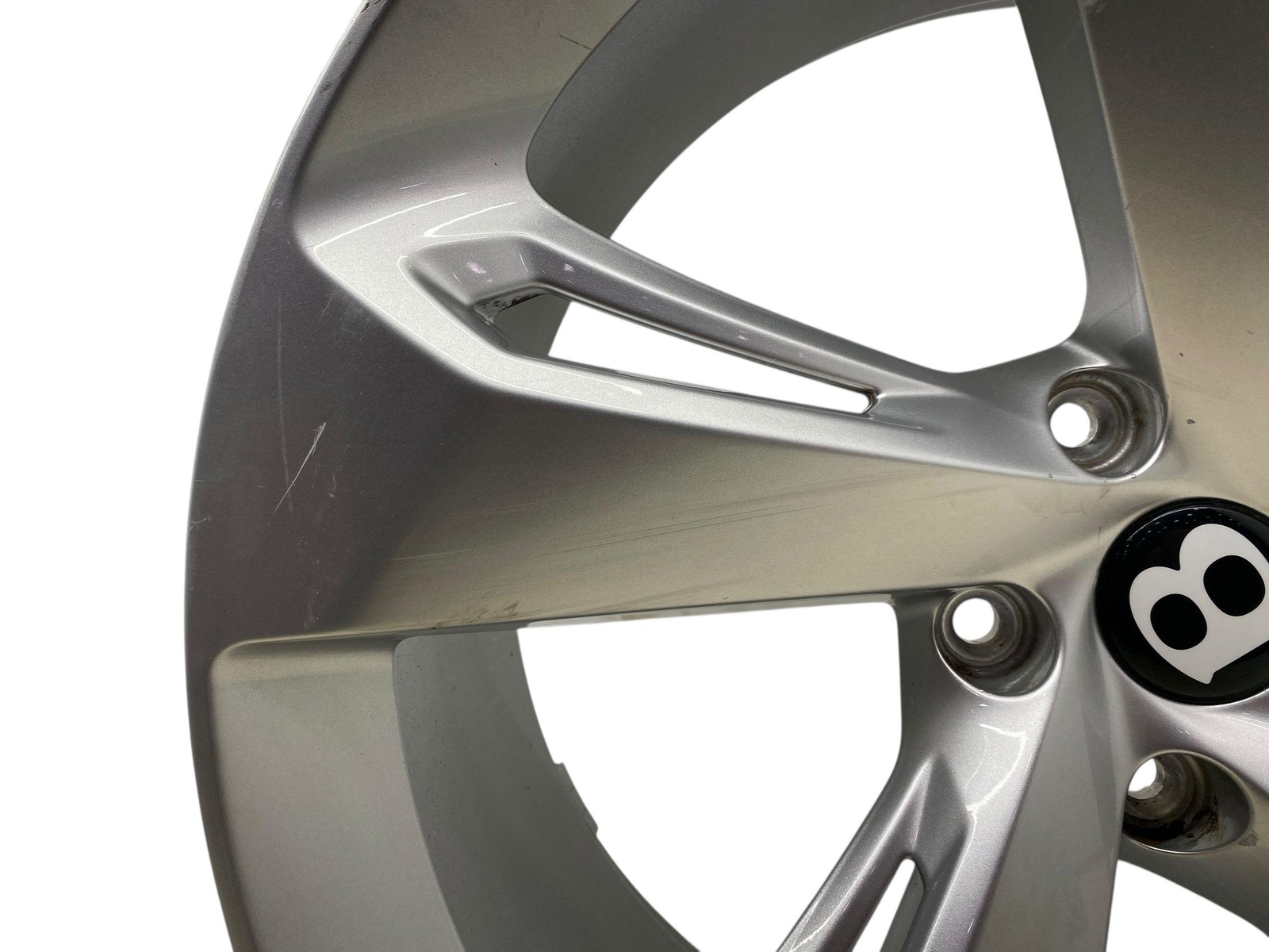 2016-2020 BENTLEY BENTAYGA OEM 22X10 5 SPOKE WHEEL RIM | SILVER *SCUFFS+SCRAPES*