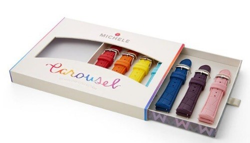 Michele The Carousel 16mm Silicone Strap Gift Set - Picture 2 of 2