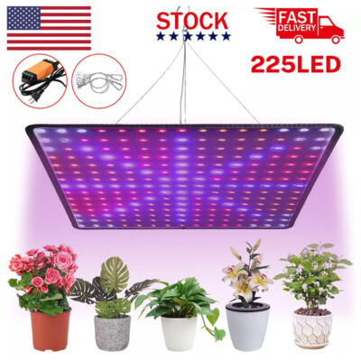 8500W LED Grow Light Panel Full Spectrum Lamp for Indoor Plant Veg Flower US