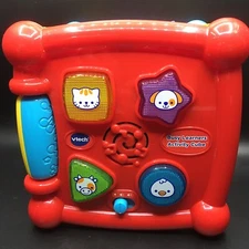 VTech "Busy Learners Activity Cube" Light & Sound Toddler's Learning Toy Works!