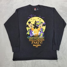Disney Shirt Kids Extra Large Black Halloween Magic Kingdom Mickey Minnie Youth
