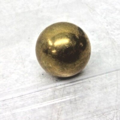 LOT OF FIVE 3/4'' 0.750'' BRASS BALL BEARINGS FOR PROJECTS CRAFTS, FREE SHIPPING
