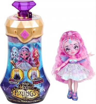 Magic Mixies Pixlings Unia Unicorn Doll Pixling Magic Potion Reveal Bottle B25MP