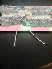 NEW WEDDING GARTER, FROM LOCAL WEDDING SHOP, NOW CLOSED. MANY LISTED. GRY-99-57