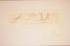  Original Salvador Dali signierter Künstler Proof Druck Visionen von Venedig