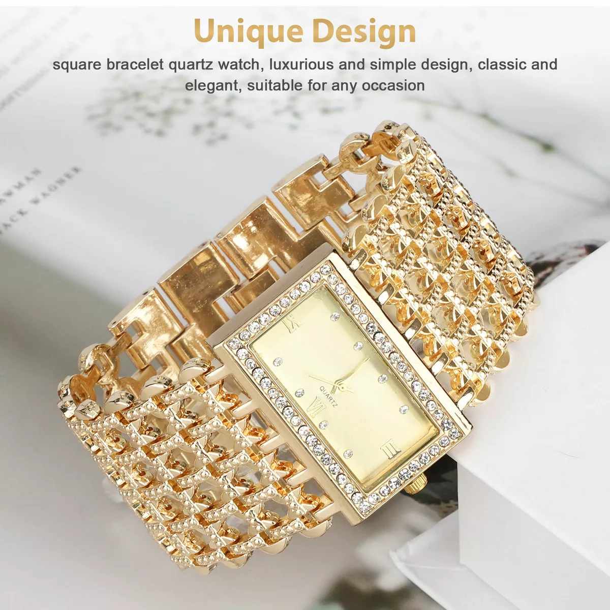 Ladies gold and clearance silver bracelet watches