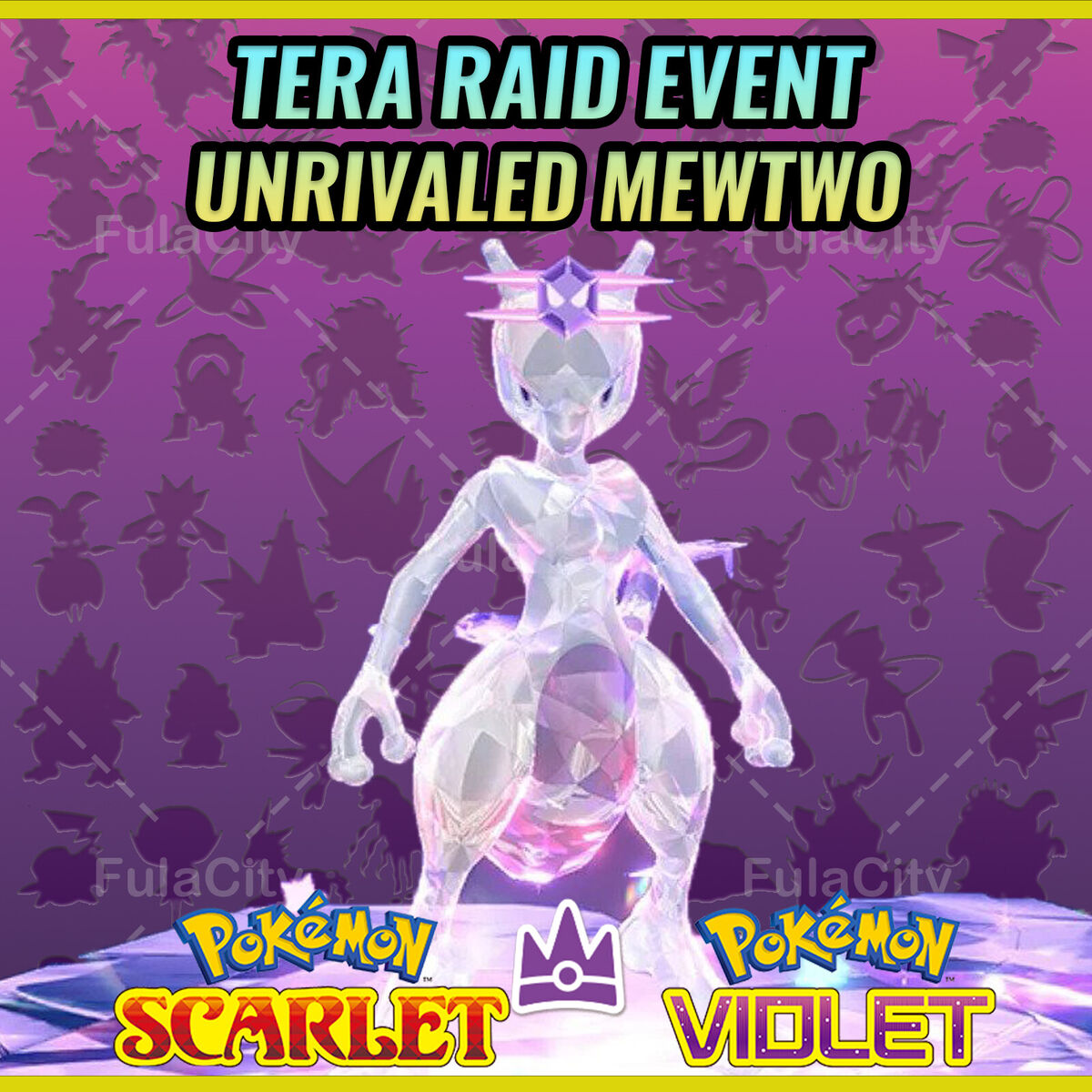 MEWTWO Unrivaled 6IV / Pokemon Scarlet and Violet / Tera Raid