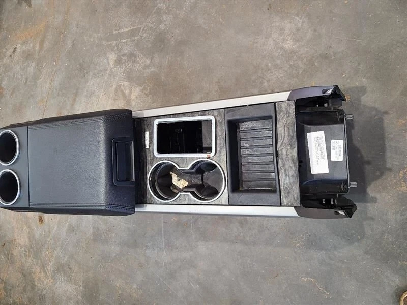 2015-2017 Ford Expedition Front Floor Center Console Leather Armrest Lid Black Foto 3 de 3