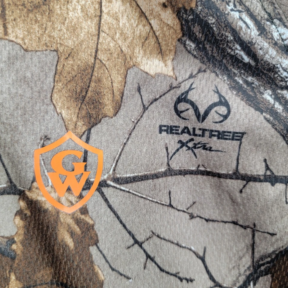 Game Winner shirt  Mens XL Realtree Short Sleeve Camo  Lightweight Outdoors - Image 3 of 4