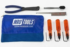 Hi-Lok Pliers + Hand Ratchet + Dipper Gauge + Handi-Hex 6PC Kit w/ Bag (HLK1-6)