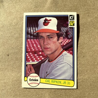 1982 Donruss Baseball Cal Ripken Jr Baltimore Orioles Rookie Card #405 ...