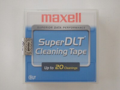 Maxell SDLT Super DLTtape Reinigungsband/Kassette 20 Reinigungen SDLT1/CL XJ NEU
