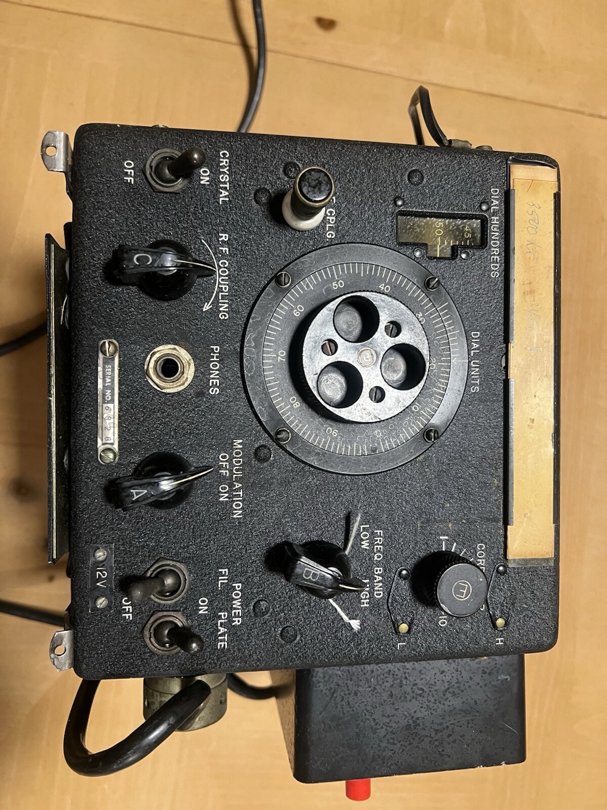 Model LM-13 Crystal Calibrated Frequency Indicating Equipment Type CRR-74028