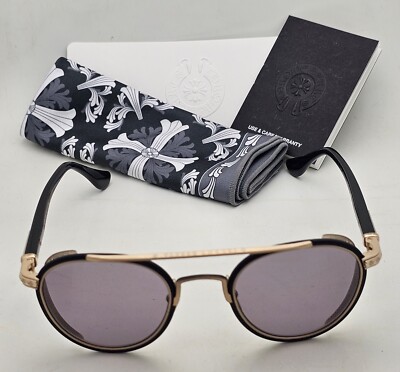 New Chrome Hearts PREYANK II MBK/MGP-BK-P 51-24 144 Sunglasses