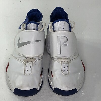 2006 Nike Air P2 Ultimate Paul Pierce 315497-101 White Blue Red Sneakers Size 6Y