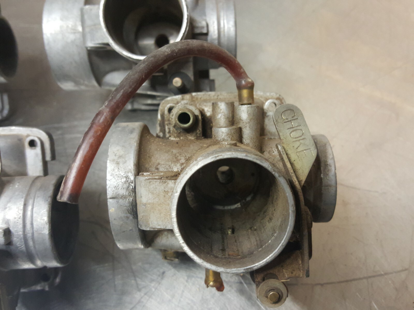 Vintage Mikuni Kogyo MIC Motorcycle Carburetor body's 4 total Japan