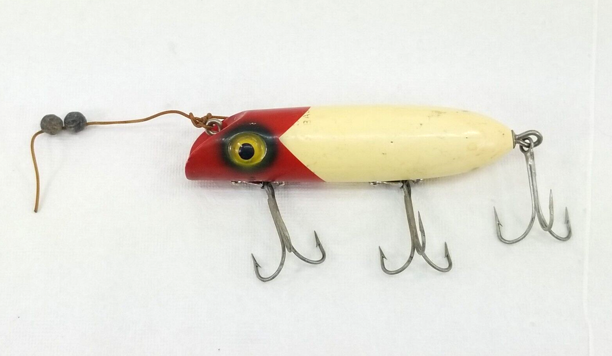 Vintage South Bend Bass Oreno Wood Lure 4