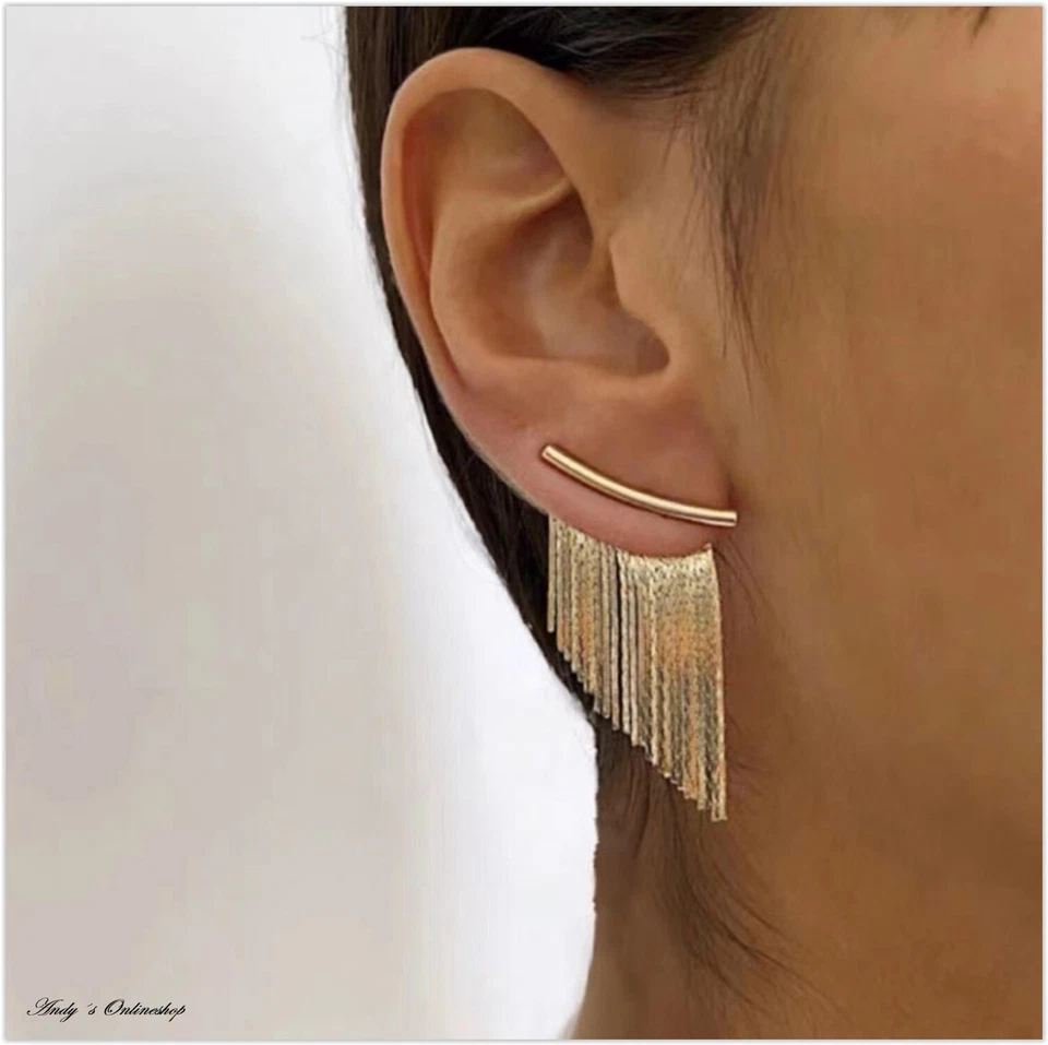 Zirkonia Ohrringe Hänger für Frauen 925 Silber Blüten Ohrhänger Gold Ohrschmuck