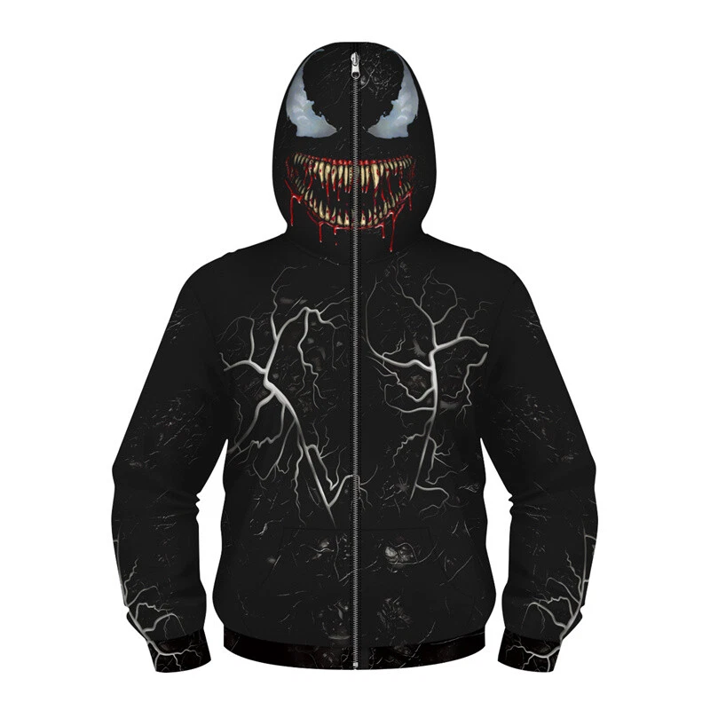 Kids Boys Superhero Hoodies Spiderman Iron man Cosplay Coat Hooded Sweatshirt  - Image 4 of 4