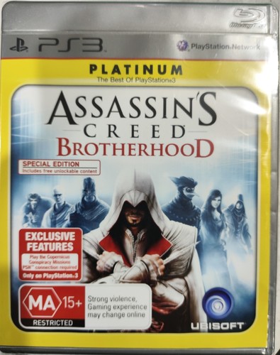 Assassin's Creed Brotherhood – PS3 Platine, Complet CIB PAL, Français
