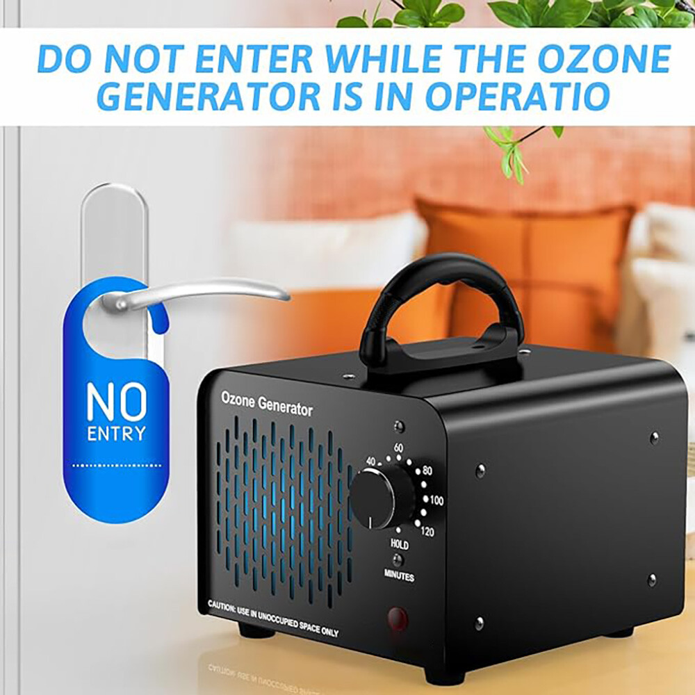 Ozongenerator 36000 Mg/u Ozonisator 115W Luchtreiniger 300 Ozonapparaat Gebouwrenovatie 0 120 Minuten Timer Deodorant Ozongenerator Vochtigheidsweergave Intelligente Bewaking Van Het Binnenklimaat