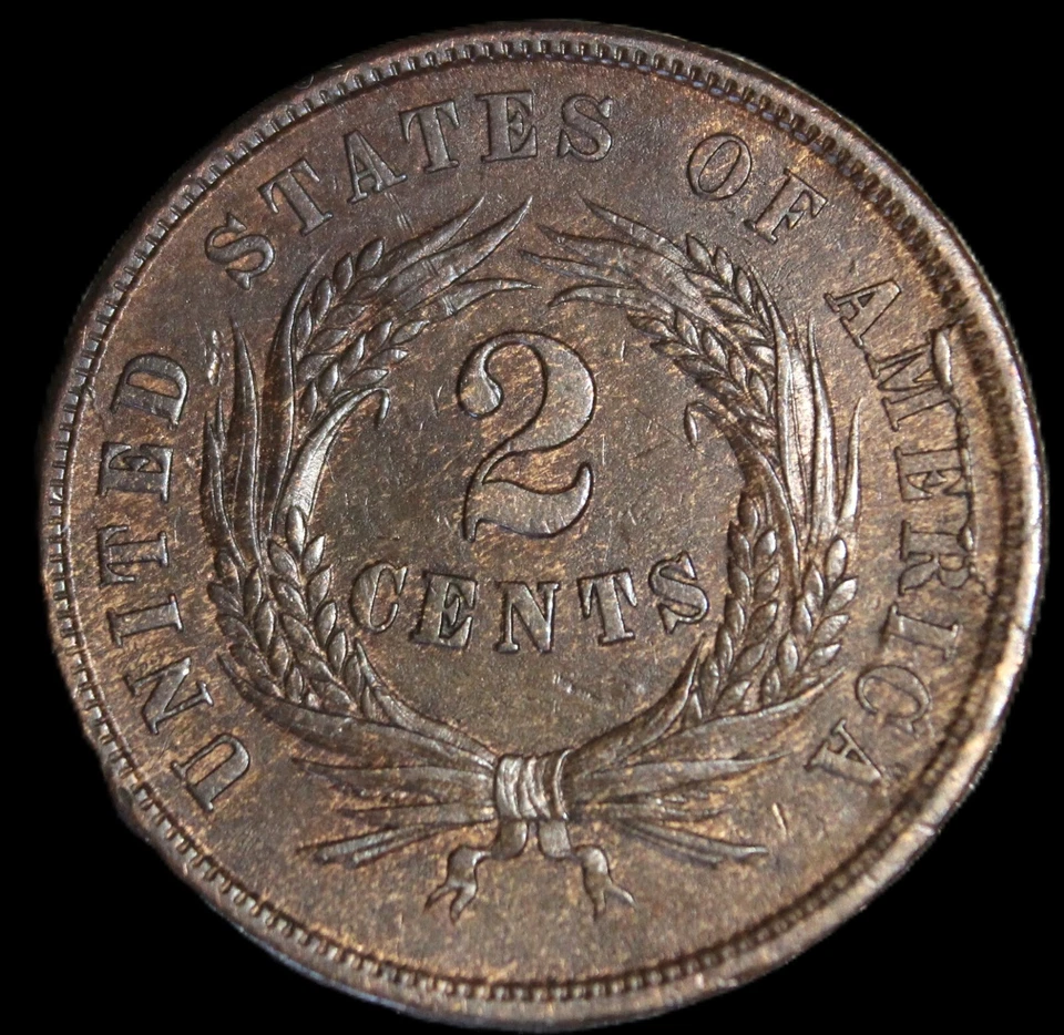 1864 2C Large Motto BN - JAM170 - Image 2 of 2