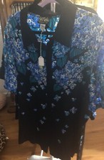 Vintage Bob Mackie Wearable Art Silk Blouse