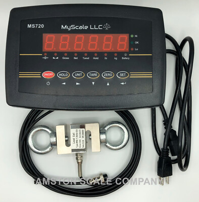 1000 LB S-TYPE LOAD CELL LED DISPLAY ARCHERY DRAW BOARD COMPOUND LONG BOW SCALE