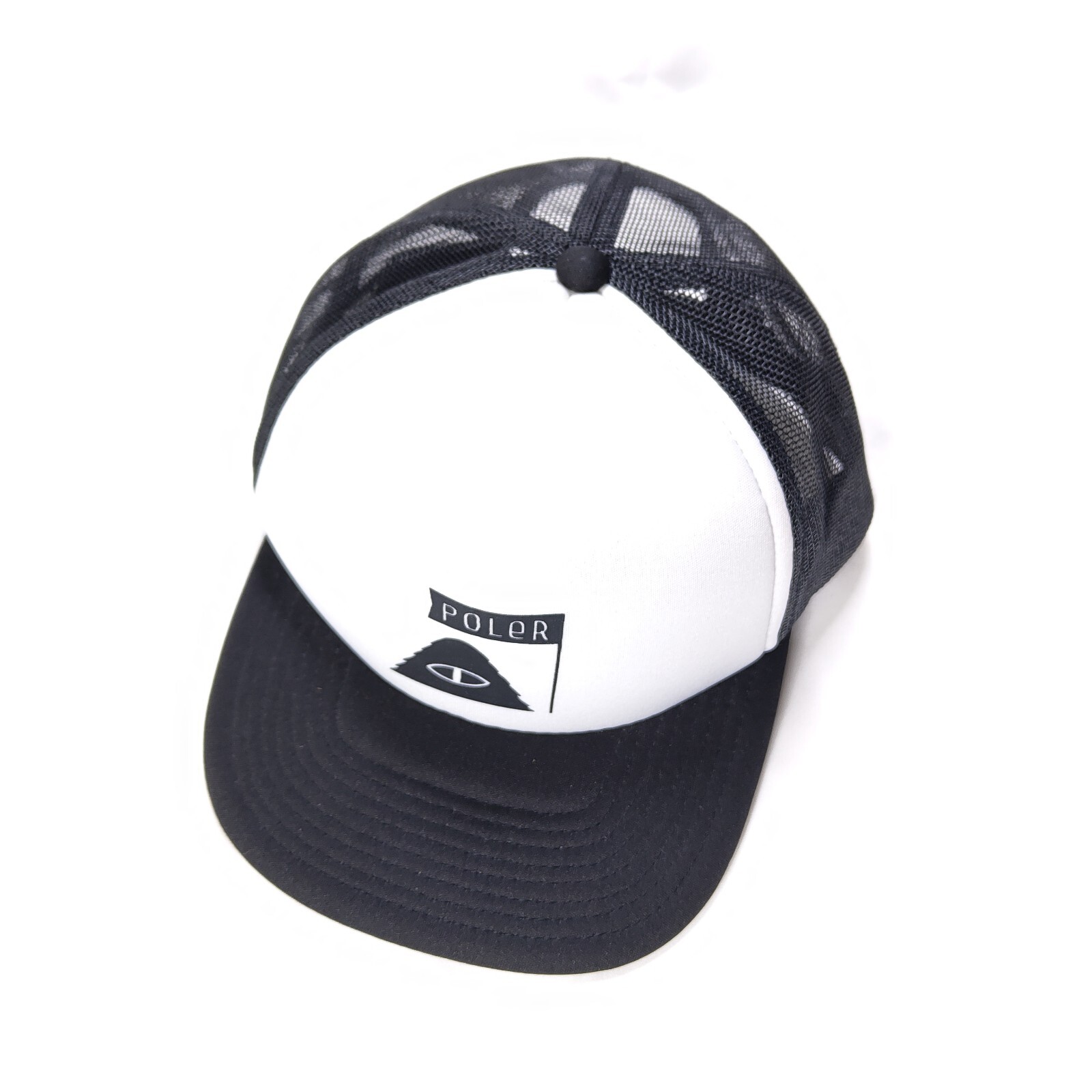 Poler Summit Trucker Hat Cap Snap Back Black Whit… - image 2