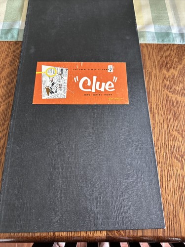 Clue Vintage Replacement Parts Pieces: Clue Game Board - 1956 Parker Brothers - Picture 5 of 5