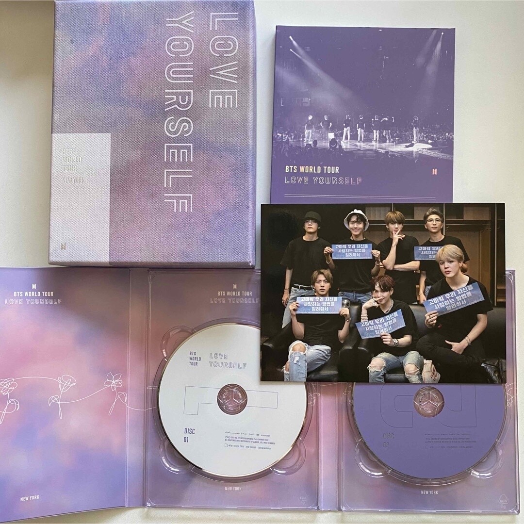 防弾少年団(BTS) - BTS LOVE YOURSELF NY Blu-ray BTS Love Yourself World Tour New York Blu-ray Set | eBay