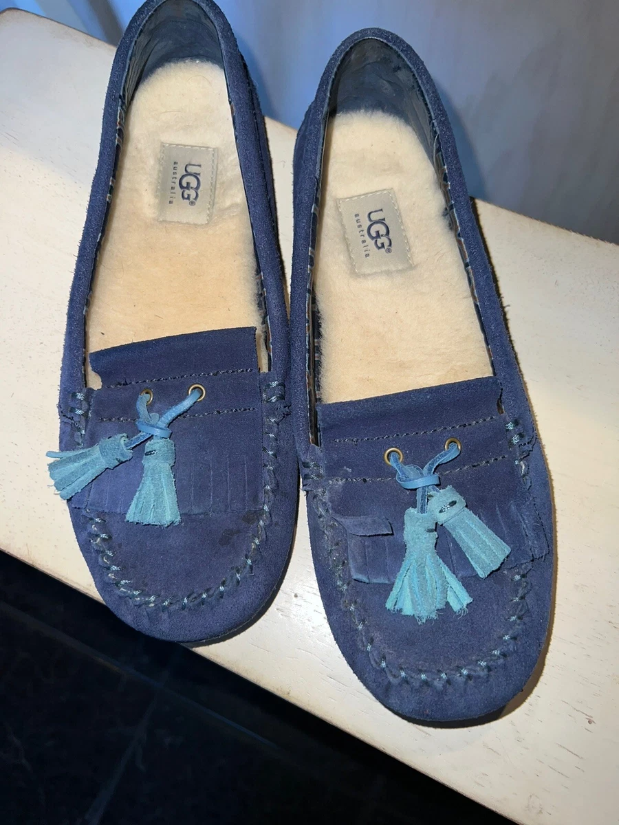 Blue on sale ugg moccasins