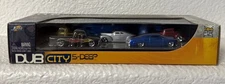 Jada Toys Dub City 5 Deep 72 Chevy - 40 / 32 Ford , 51 Mercury , 53 Chevy 