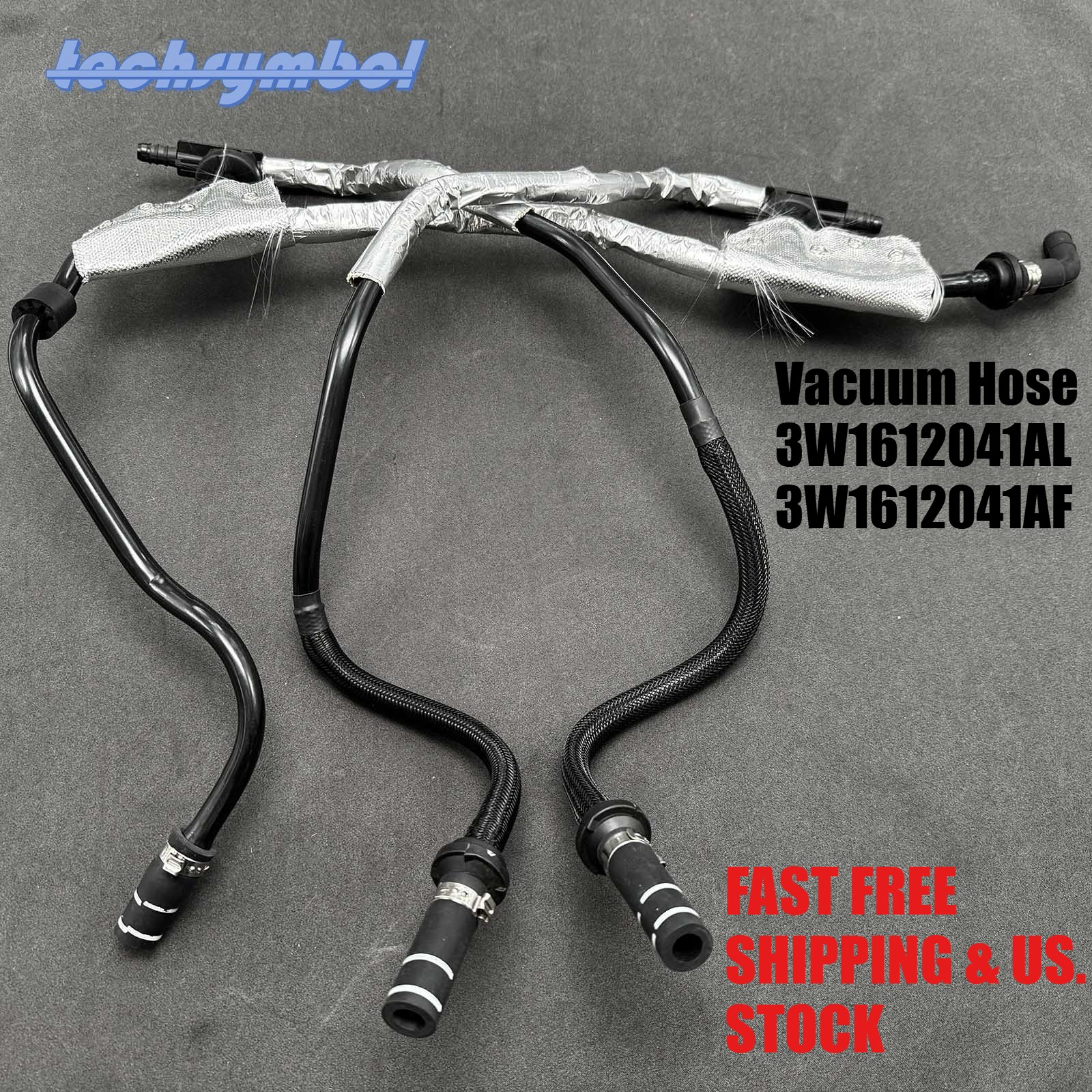 Vacuum Hose 3W1612041AL 3W1612041AF for Bentley Continental GT GTC Flying Spur