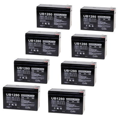 UPG 12V 8Ah SLA Battery Replacement for Clary Corporation UPS11K1GR - 8 Pack
