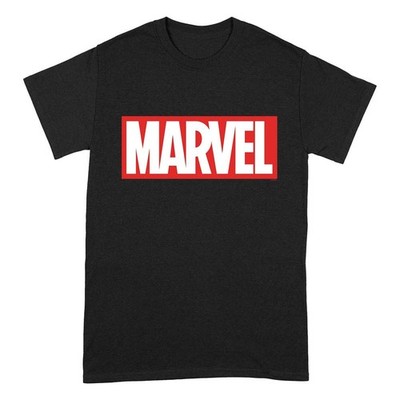 PC MERCH MARVEL LOGO BLACK T-SHIRT L SIZE SEALED
