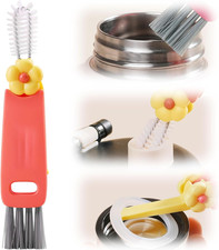 Upgraded 3 in 1 Cup Lid Cleaning Brush, 2024 New Multifunctional Lid Cleaner Bru