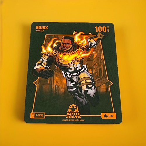 2024 BO JACKSON BATTLE ARENA ALPHA T-01/100 BOJAX FIRE SP