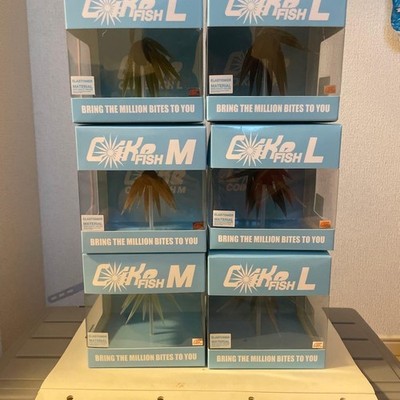 HIDEUP Koike Fish Elastomer Lure Set 6pcs L M Size Barschangeln Japan Rare Mint
