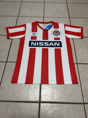 Chivas Del Guadalajara 1990/1991 Retro Vintage Home Red Jersey (Sz