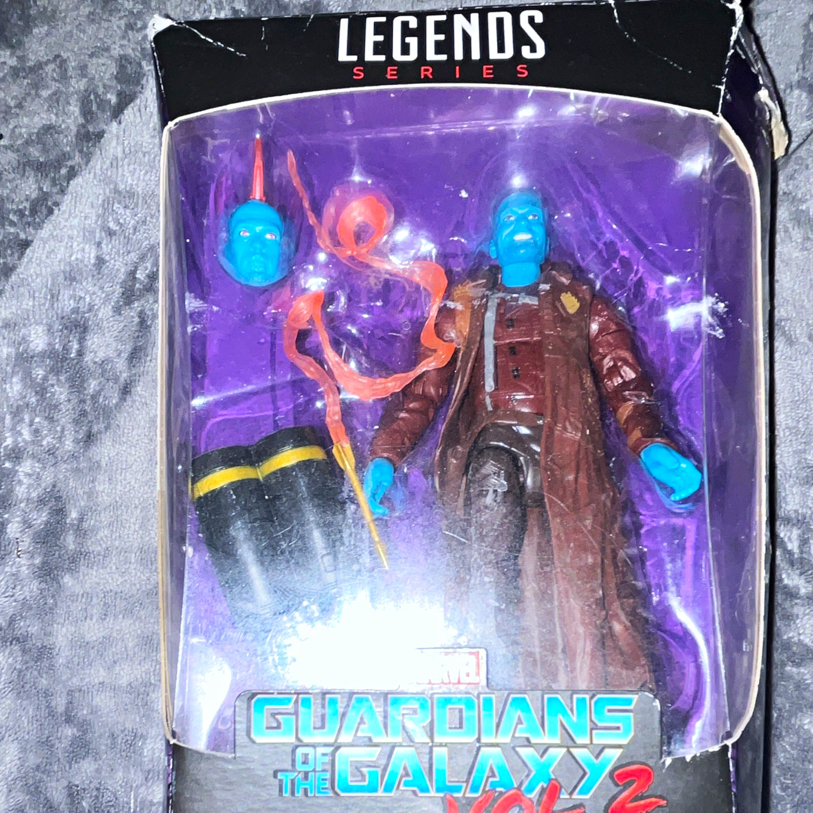 Marvel Legends Yondu Action Figure Boxed Alt Head BAF Part GOTG Vol. 2