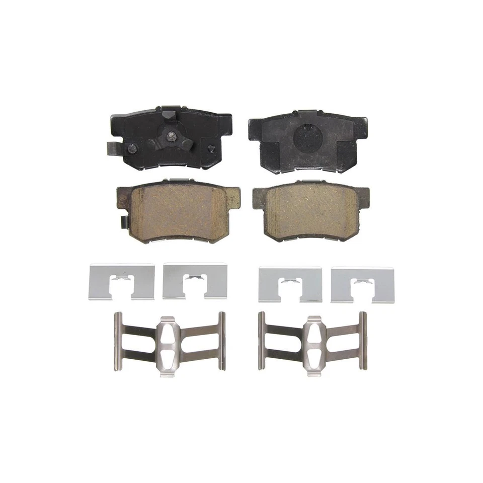 Conjunto de pastilhas de freio a disco dianteiro traseiro serve para Honda Crosstour 2012-2012 - Imagem 3 de 4