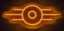 Fallout Vault-Tec Game Neon Sign for Wall Decor USB Powered LED Light.