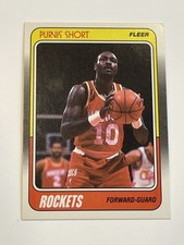 1988-89 Fleer Basketball #54 - Purvis Short - Houston Rockets